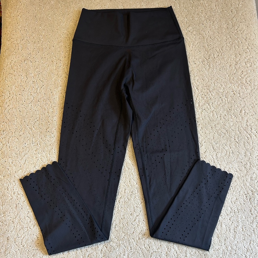 Offline by Aerie Goals Women High Rise 7/8 Legging w/ Hole‎ Detailing Black M
